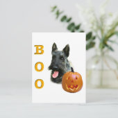 Brindle Schotse Terrier Boo Briefkaart (Staand voorkant)