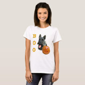 Brindle Schotse Terrier Boo T-shirt (Voorkant volledig)