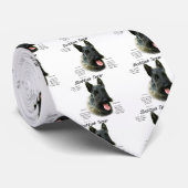 Brindle Schotse Terrier Geschiedenis Stropdas (Opgerold)