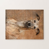 Brindle Whippet Dog Legpuzzel (Horizontaal)