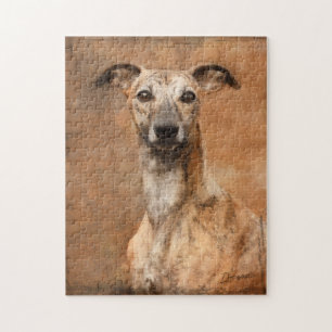 Brindle Whippet Dog Legpuzzel