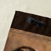 Brindle Whippet Dog Strandlaken (In situ)