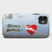 Briney Marlin B-24 Nose Art ( fuselage) iPh Case-Mate iPhone Case (Achterkant (horizontaal))