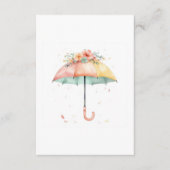 Bring a Book Floral Umbrella Baby Sprinkle Insert Informatiekaartje (Voorkant)