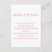 Bring a Book Floral Umbrella Baby Sprinkle Insert Informatiekaartje (Achterkant)