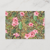 Bring a Book Rustic Pink Safari Baby Shower Card Plaatskaartje (Achterkant)