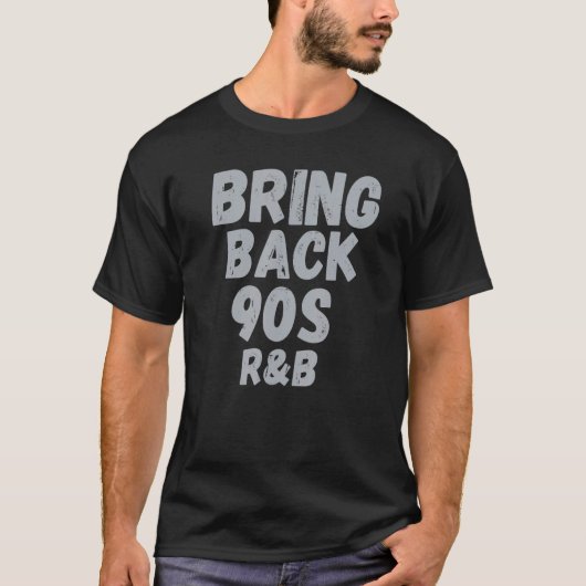 Bring Back 90s Rb Retro T-shirt (Voorkant)