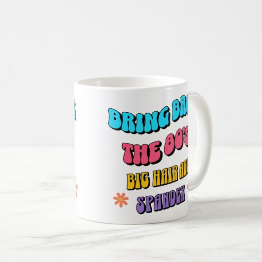 Bring Back the ’80s Koffiemok (Voorkant rechts)