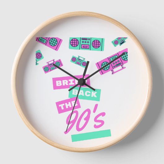 Bring Back The 90s Nostalgia Design | Retro 90s  (Voorkant)