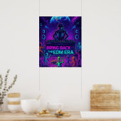 Bring Back The EDM Era - Cosmic DJ Alien Party Poster (Keuken)