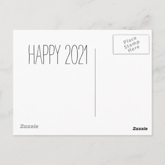 Bring back the Sparkle - Pink Bokeh Nieuwjaar Briefkaart (Achterkant)