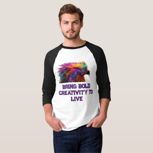 Bring Bold Creativity T-shirt (Voorkant volledig)