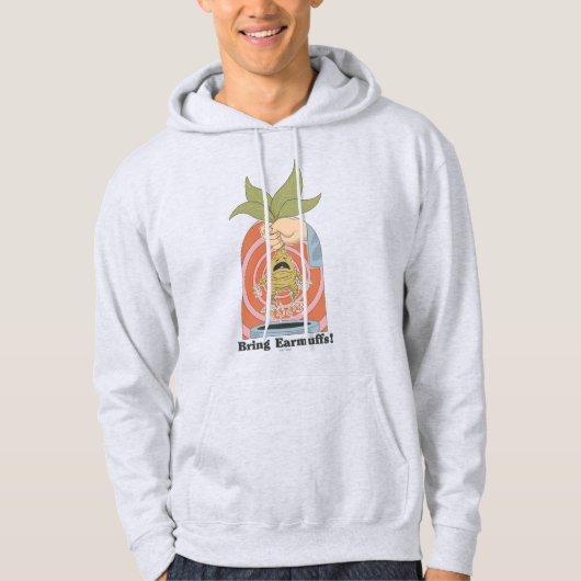 "Bring Earmuffs!" Screaming Mandrake Graphic Hoodie (Voorkant)