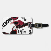 Bring It On - Speelse kerst- en ruimtemashup Bagagelabel (Voorkant horizontaal)