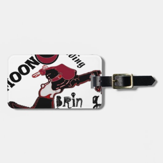 Bring It On - Speelse kerst- en ruimtemashup Bagagelabel (Voorkant horizontaal)