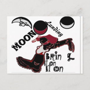 Bring It On - Speelse kerst- en ruimtemashup Briefkaart