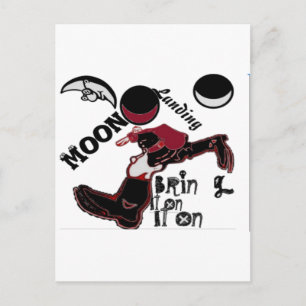 Bring It On - Speelse kerst- en ruimtemashup Briefkaart