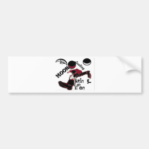 Bring It On - Speelse kerst- en ruimtemashup Bumpersticker