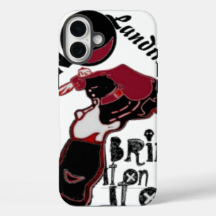Bring It On - Speelse kerst- en ruimtemashup iPhone 16 Plus Hoesje