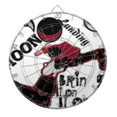 Bring It On - Speelse kerst- en ruimtemashup Dartbord (Voorkant)