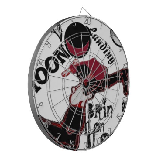 Bring It On - Speelse kerst- en ruimtemashup Dartbord (Voorkant Links)