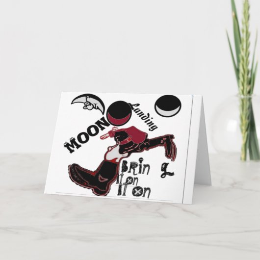 Bring It On - Speelse kerst- en ruimtemashup Feestdagen Kaart (Voorkant)