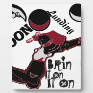 Bring It On - Speelse kerst- en ruimtemashup Fotoplaat