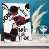 Bring It On - Speelse kerst- en ruimtemashup Fotoplaat (Zijkant)