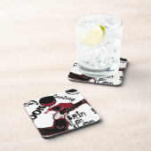 Bring It On - Speelse kerst- en ruimtemashup Onderzetter (Rechterzijde)