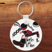 Bring It On - Speelse kerst- en ruimtemashup Sleutelhanger (Voorkant)