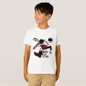 Bring It On - Speelse kerst- en ruimtemashup T-shirt (Voorkant volledig)