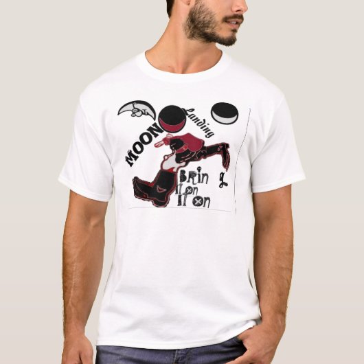 Bring It On - Speelse kerst- en ruimtemashup T-shirt (Voorkant)