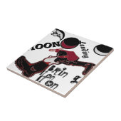 Bring It On - Speelse kerst- en ruimtemashup Tegeltje (Zijkant)