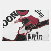 Bring It On - Speelse kerst- en ruimtemashup Theedoek (Horizontaal)