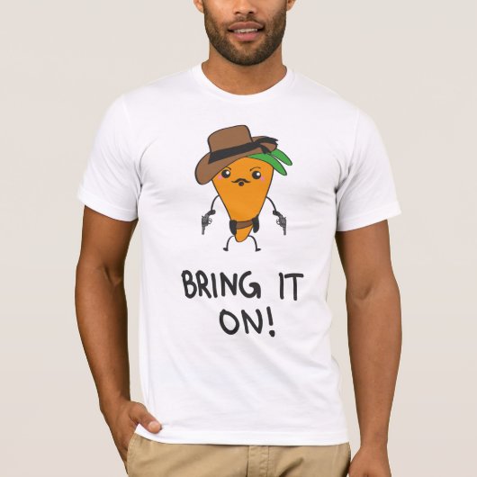 Bring it on! t-shirt (Voorkant)