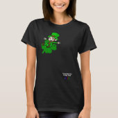 Bring Luck on St Patrick Day Leprechaun T-shirt (Voorkant)