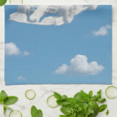 Bring me blue sky and fluffy white clouds whims theedoek (Gevouwen)