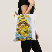 Bring on the Chaos Cute Dino Tote Bag (Dichtbij)