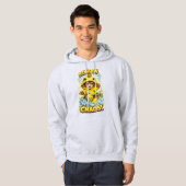 Bring on the Chaos Hoodie Cute Rain Dino (Voorkant volledig)