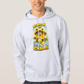 Bring on the Chaos Hoodie Cute Rain Dino (Voorkant)