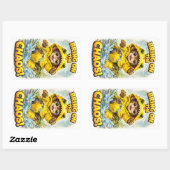 Bring on the Chaos Sticker Cute Dino (Vel)