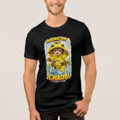Bring on the Chaos T-Shirt Cute Rain Dino (Voorkant)