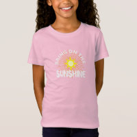 Bring On The Sunshine Design - meisjes fijne trui