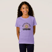 Bring On The Sunshine Design - meisjes' Fine Jerse T-shirt (Voorkant volledig)