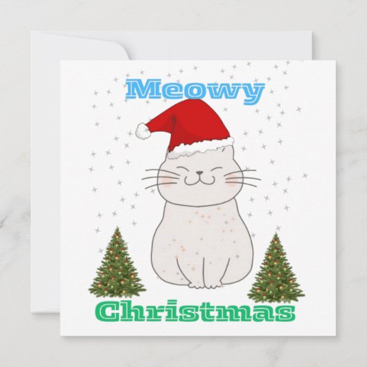 Bring the holiday cheer to life with Santa design Kaart (Achterkant)