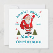 Bring the holiday cheer to life with Santa design Kaart (Voorkant)