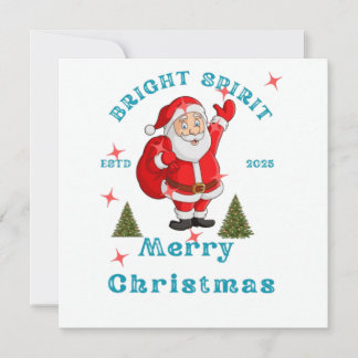 Bring the holiday cheer to life with Santa design Kaart