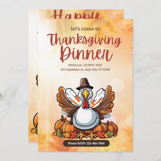 Bring Together Loved Ones with Autumn Warmth Kaart (Voorkant / Achterkant)