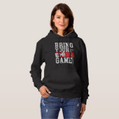 Bring Your EH Game Canadian Lacrosse Canada Day Ca Hoodie (Voorkant volledig)