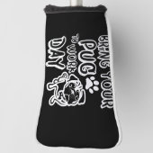 bring your pug to work day golfheadcover (Draai 90)
